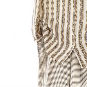 Zara Checkered pants with cuffs